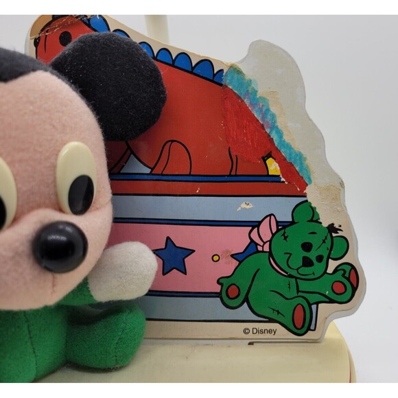 MICKEY MOUSE Plush Disney Baby Toddler Nursery Table Lamp DOLLY TESTED - Picture 3 of 7
